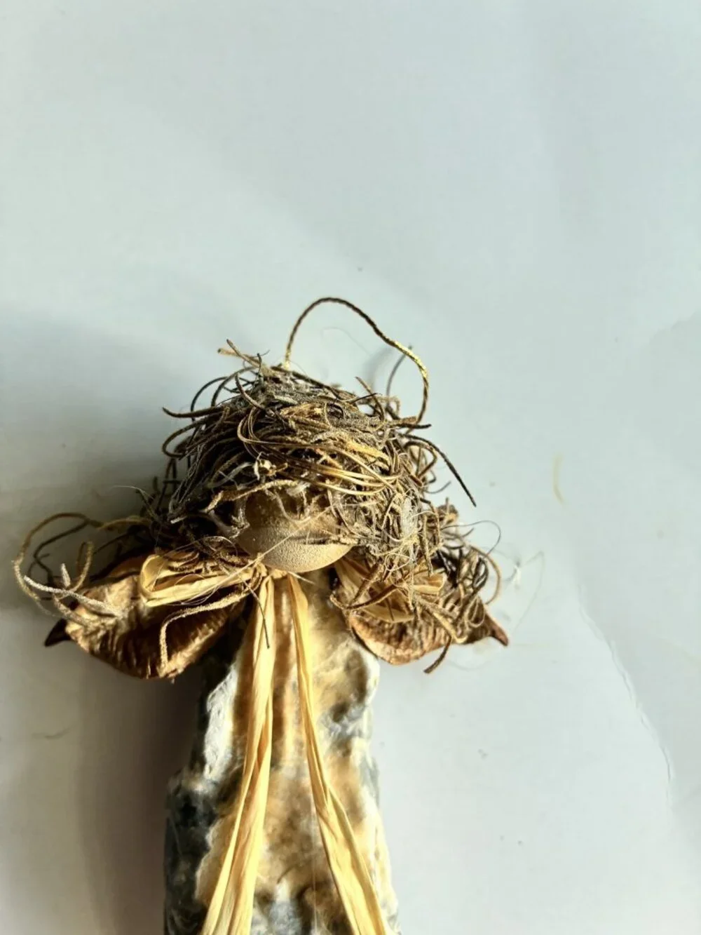 Coastal Angel Ornament Handmade Oyster Shell Savannah Christmas Decor